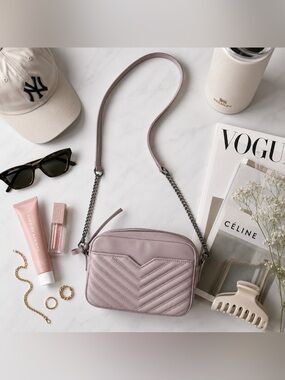 Express | Soft Pink Quilted Crossbody
